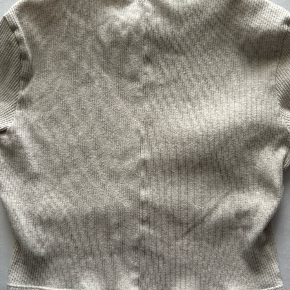 Fabletics Cream Ribbed‎ Knit Top - Picture 5 of 6